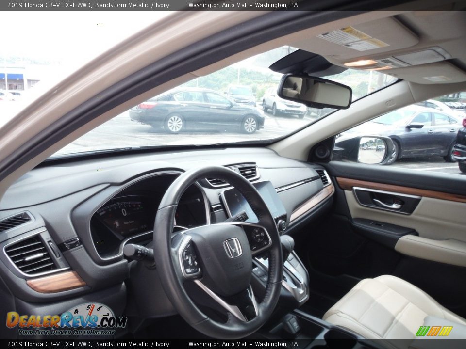 2019 Honda CR-V EX-L AWD Sandstorm Metallic / Ivory Photo #16