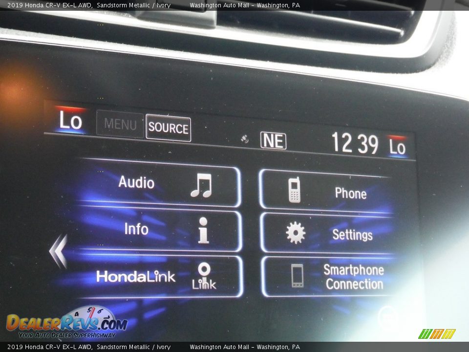 2019 Honda CR-V EX-L AWD Sandstorm Metallic / Ivory Photo #22