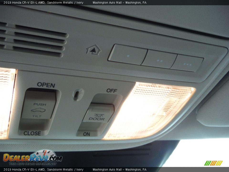 2019 Honda CR-V EX-L AWD Sandstorm Metallic / Ivory Photo #23