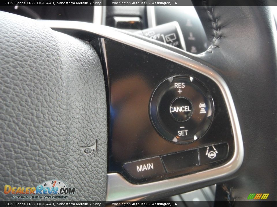 2019 Honda CR-V EX-L AWD Sandstorm Metallic / Ivory Photo #26
