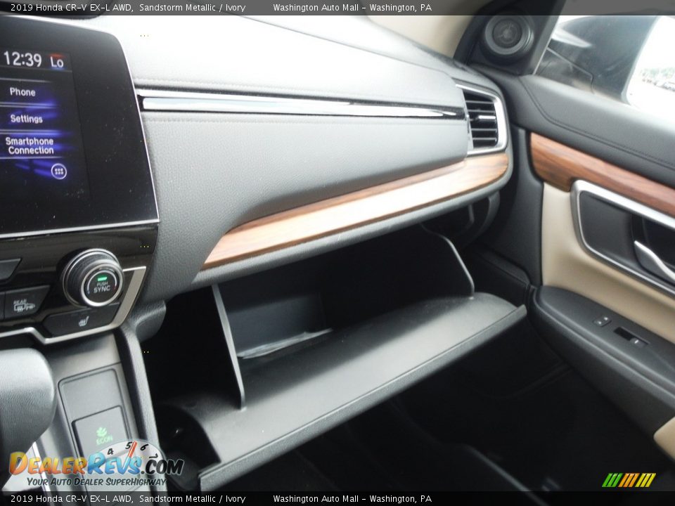 2019 Honda CR-V EX-L AWD Sandstorm Metallic / Ivory Photo #27