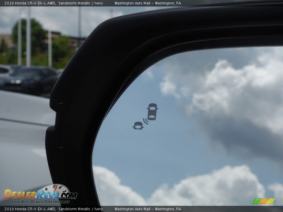 2019 Honda CR-V EX-L AWD Sandstorm Metallic / Ivory Photo #28