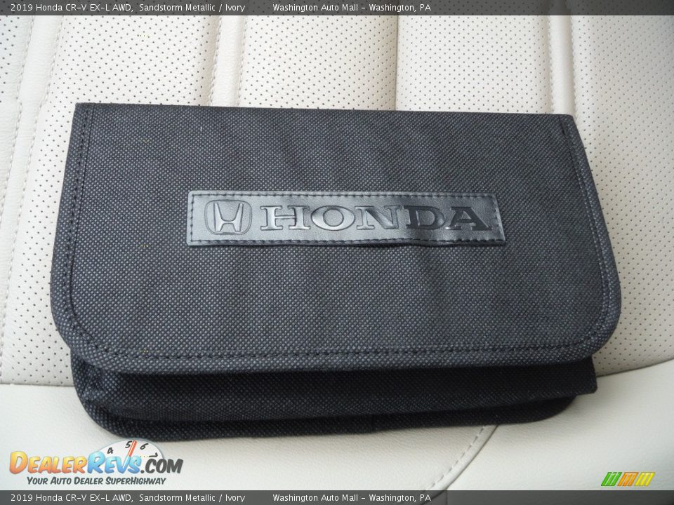 2019 Honda CR-V EX-L AWD Sandstorm Metallic / Ivory Photo #33