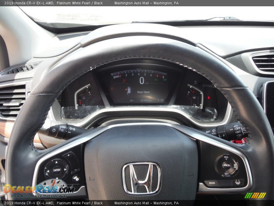 2019 Honda CR-V EX-L AWD Platinum White Pearl / Black Photo #25