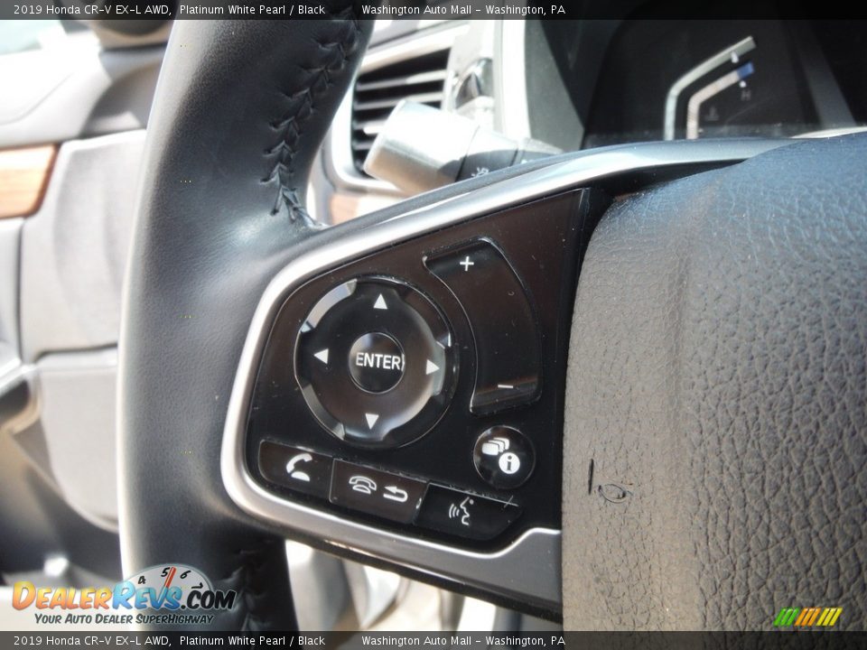 2019 Honda CR-V EX-L AWD Platinum White Pearl / Black Photo #27