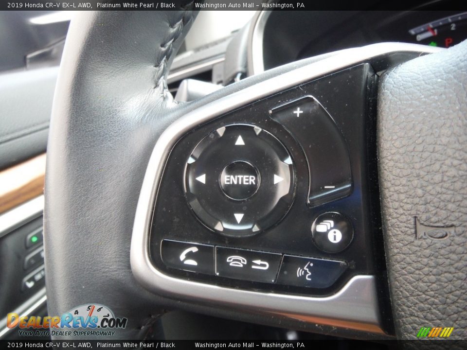 2019 Honda CR-V EX-L AWD Platinum White Pearl / Black Photo #29