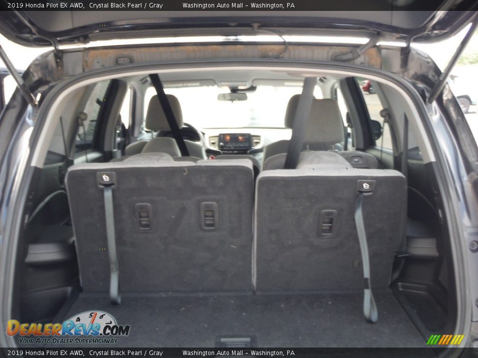 2019 Honda Pilot EX AWD Crystal Black Pearl / Gray Photo #33