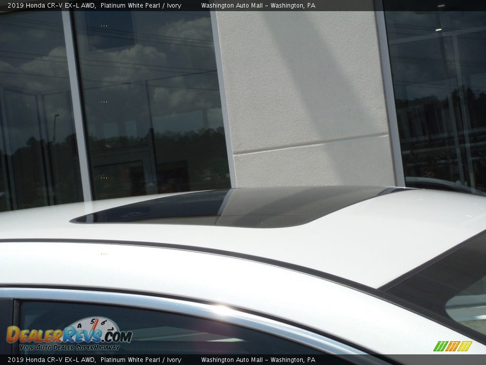 2019 Honda CR-V EX-L AWD Platinum White Pearl / Ivory Photo #3