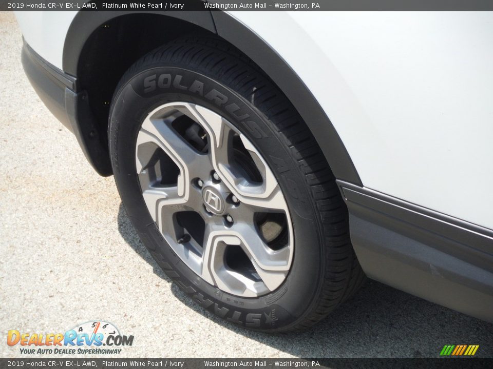 2019 Honda CR-V EX-L AWD Platinum White Pearl / Ivory Photo #4