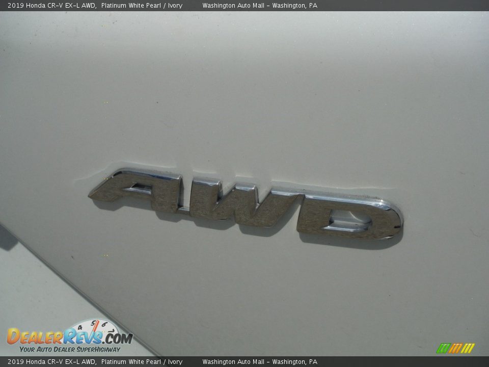 2019 Honda CR-V EX-L AWD Platinum White Pearl / Ivory Photo #11