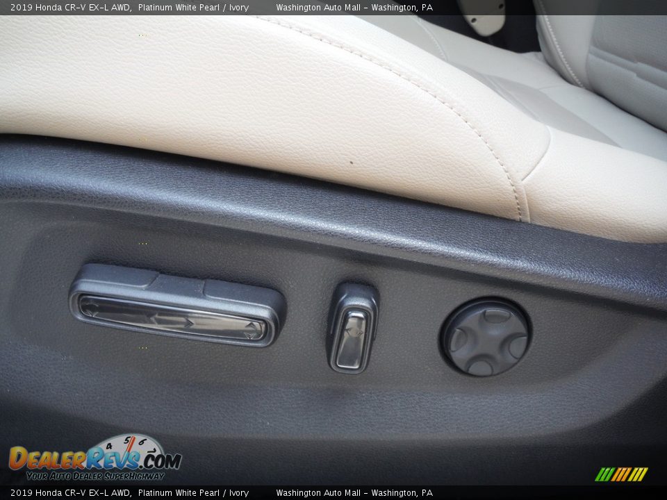 2019 Honda CR-V EX-L AWD Platinum White Pearl / Ivory Photo #14