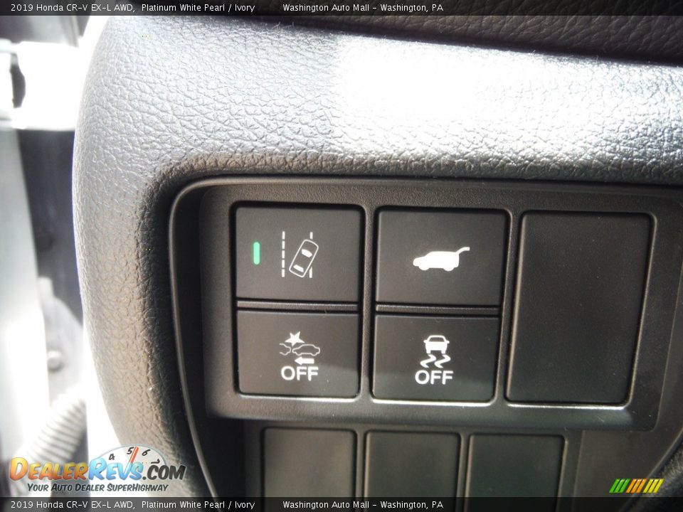 2019 Honda CR-V EX-L AWD Platinum White Pearl / Ivory Photo #18