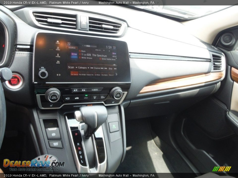 2019 Honda CR-V EX-L AWD Platinum White Pearl / Ivory Photo #20
