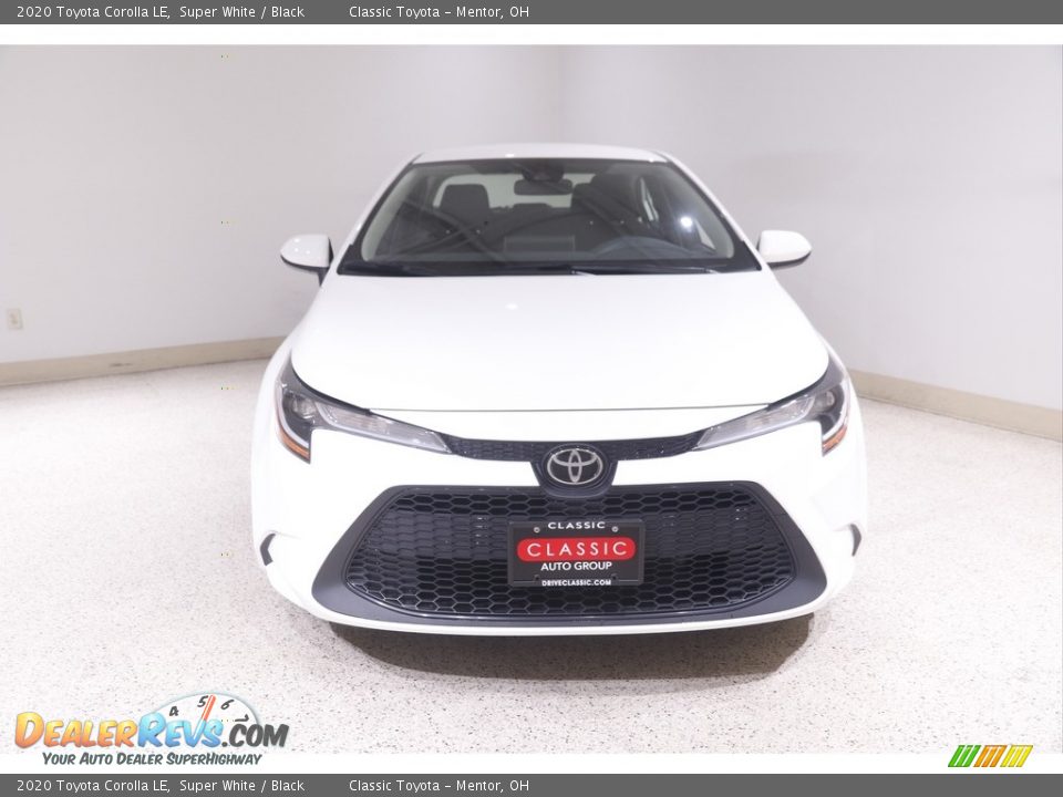 2020 Toyota Corolla LE Super White / Black Photo #2