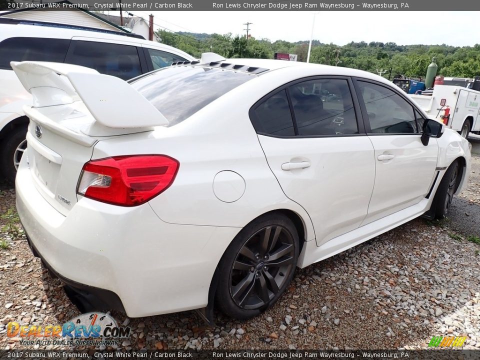 2017 Subaru WRX Premium Crystal White Pearl / Carbon Black Photo #3