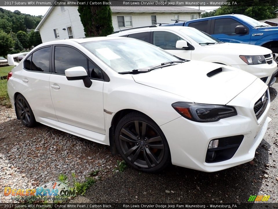 2017 Subaru WRX Premium Crystal White Pearl / Carbon Black Photo #4