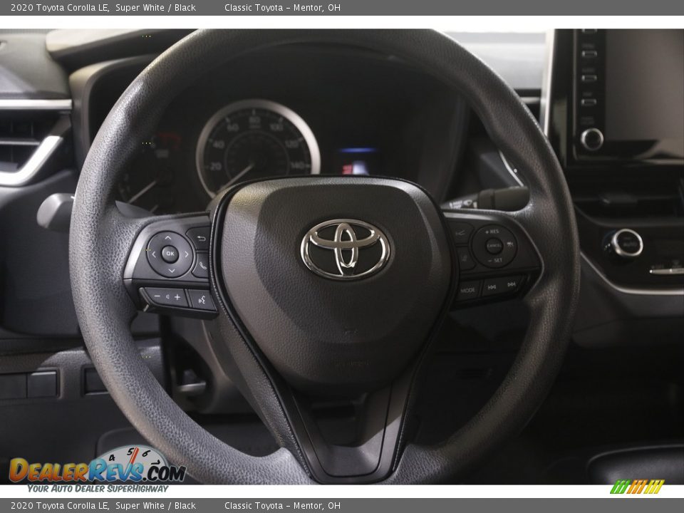 2020 Toyota Corolla LE Super White / Black Photo #7