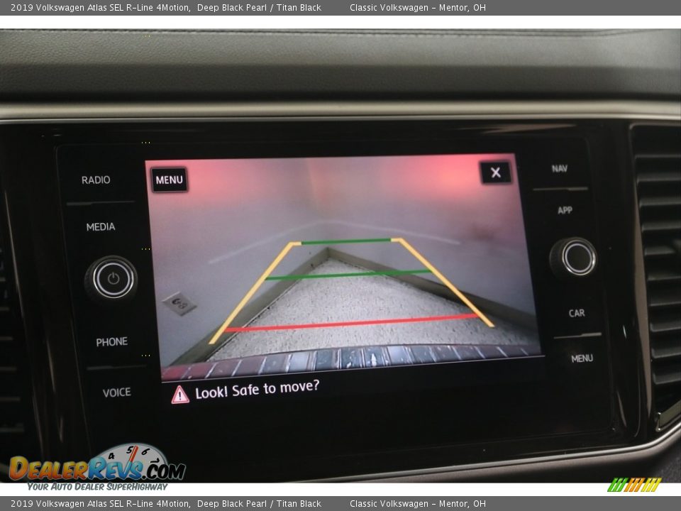 2019 Volkswagen Atlas SEL R-Line 4Motion Deep Black Pearl / Titan Black Photo #14