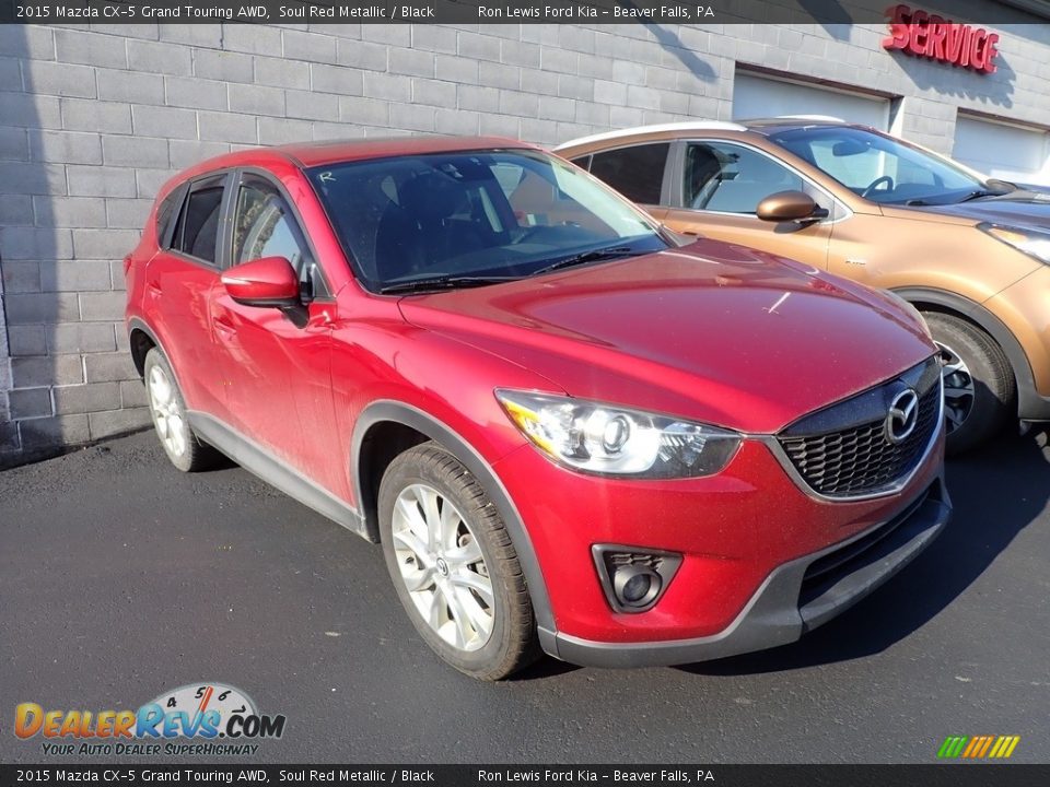 2015 Mazda CX-5 Grand Touring AWD Soul Red Metallic / Black Photo #3