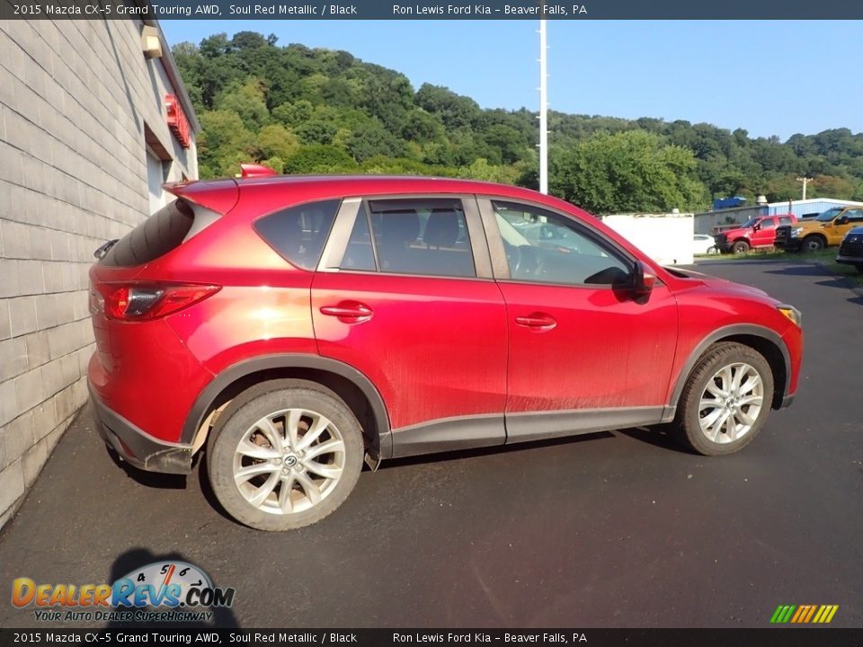 2015 Mazda CX-5 Grand Touring AWD Soul Red Metallic / Black Photo #4
