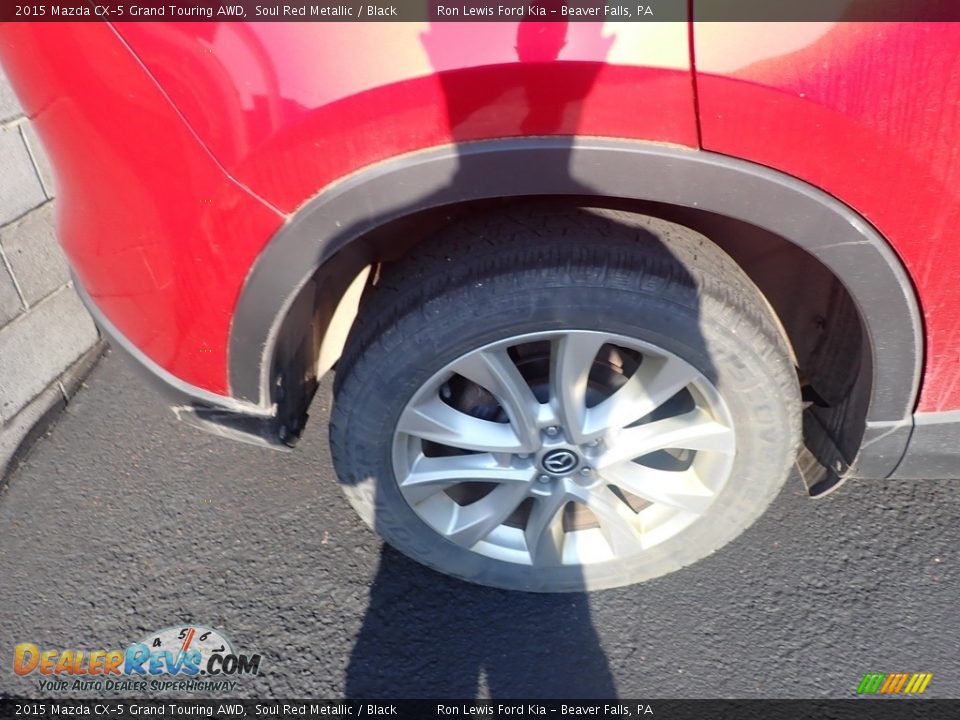 2015 Mazda CX-5 Grand Touring AWD Soul Red Metallic / Black Photo #5