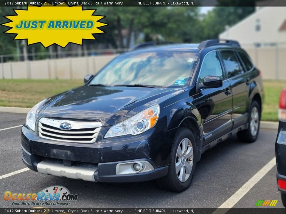2012 Subaru Outback 2.5i Limited Crystal Black Silica / Warm Ivory Photo #1
