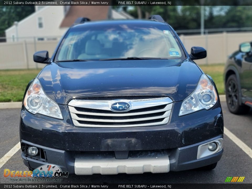 2012 Subaru Outback 2.5i Limited Crystal Black Silica / Warm Ivory Photo #2