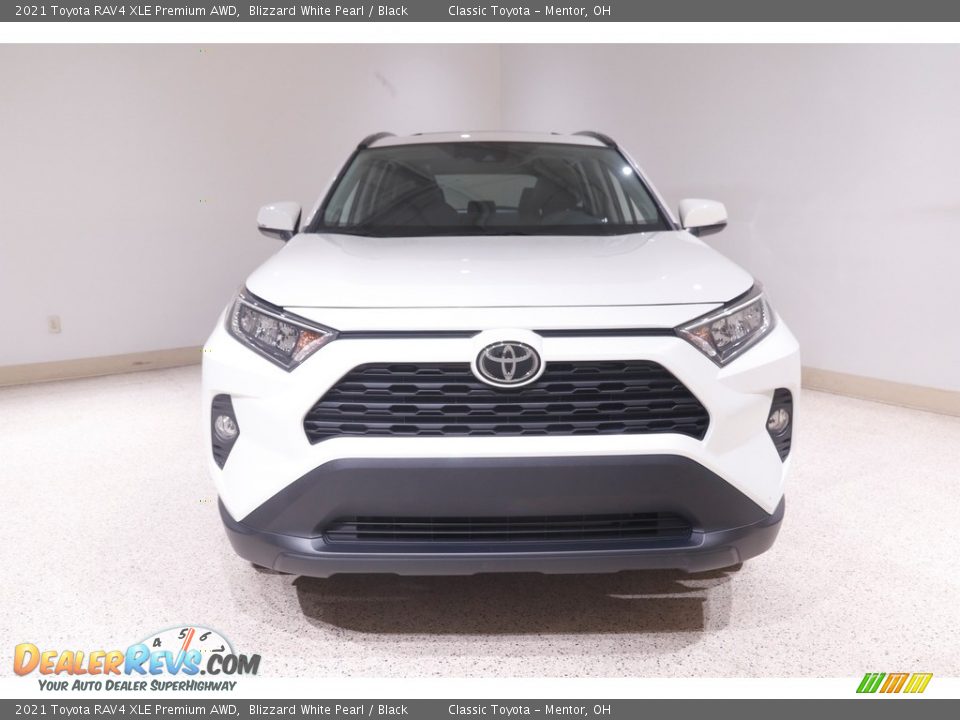 2021 Toyota RAV4 XLE Premium AWD Blizzard White Pearl / Black Photo #2