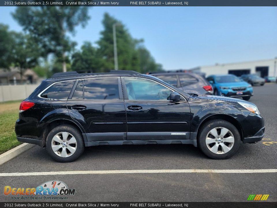 2012 Subaru Outback 2.5i Limited Crystal Black Silica / Warm Ivory Photo #4