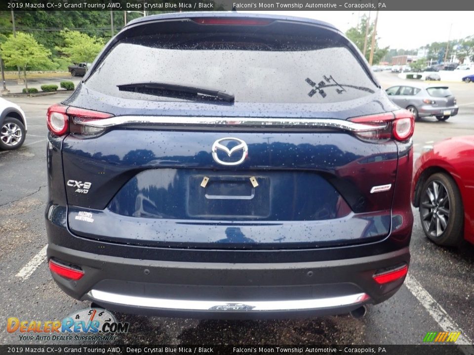 2019 Mazda CX-9 Grand Touring AWD Deep Crystal Blue Mica / Black Photo #3