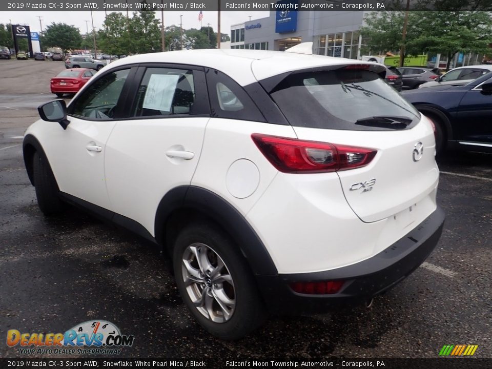 2019 Mazda CX-3 Sport AWD Snowflake White Pearl Mica / Black Photo #2