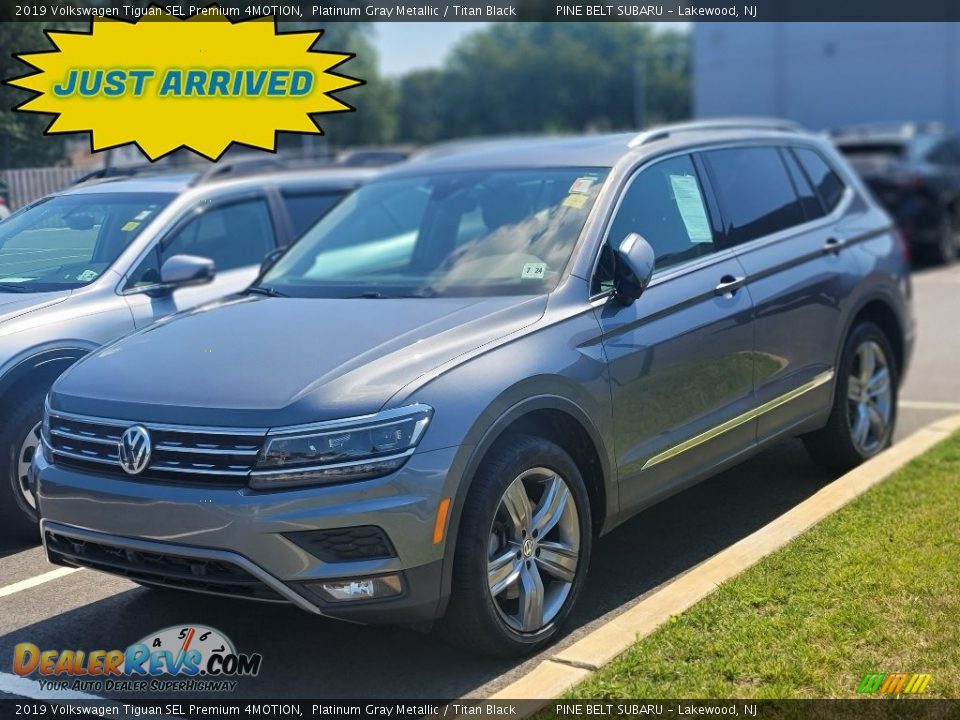 2019 Volkswagen Tiguan SEL Premium 4MOTION Platinum Gray Metallic / Titan Black Photo #1