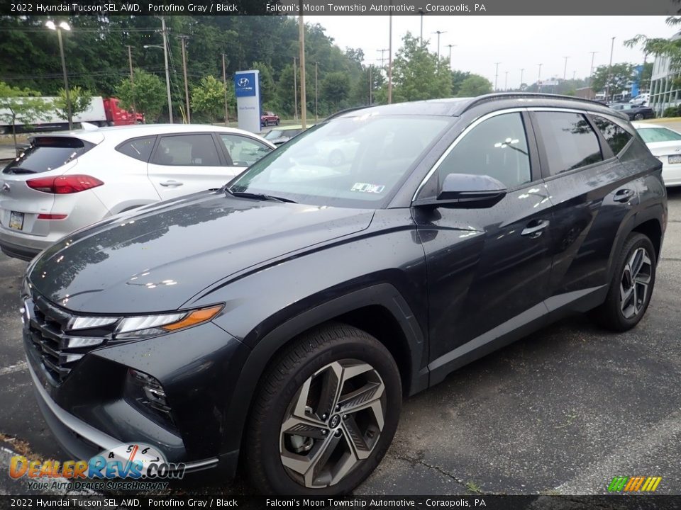 2022 Hyundai Tucson SEL AWD Portofino Gray / Black Photo #1