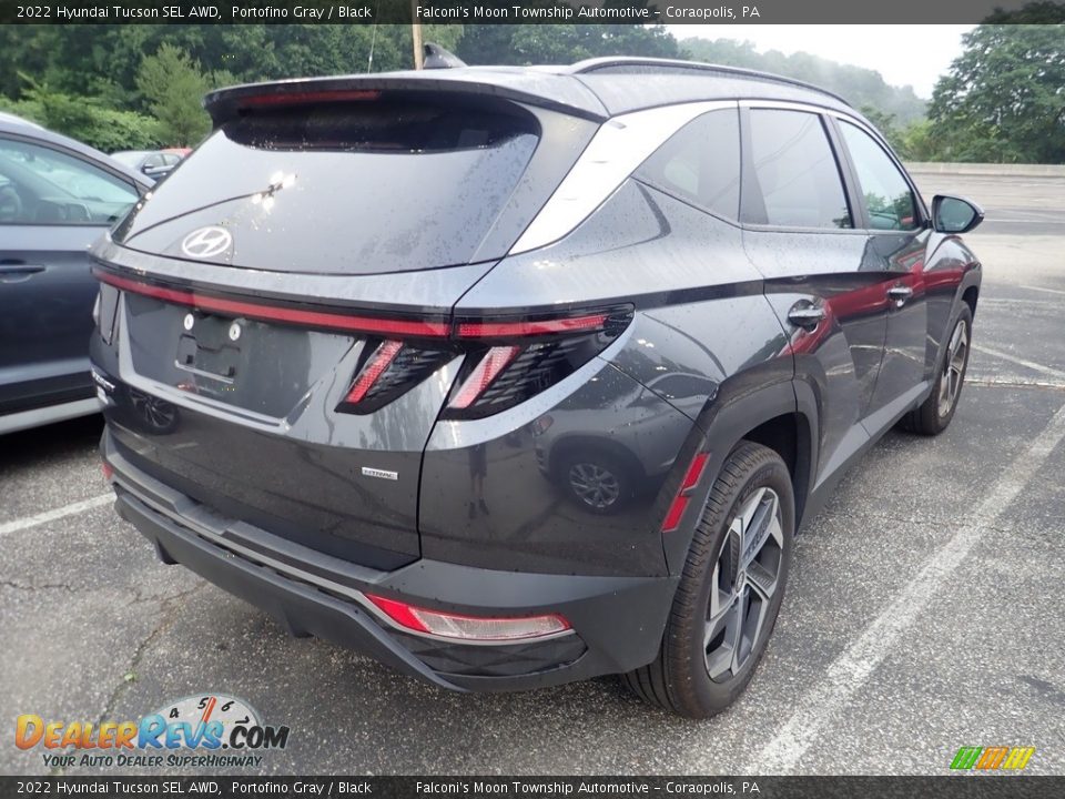 2022 Hyundai Tucson SEL AWD Portofino Gray / Black Photo #4