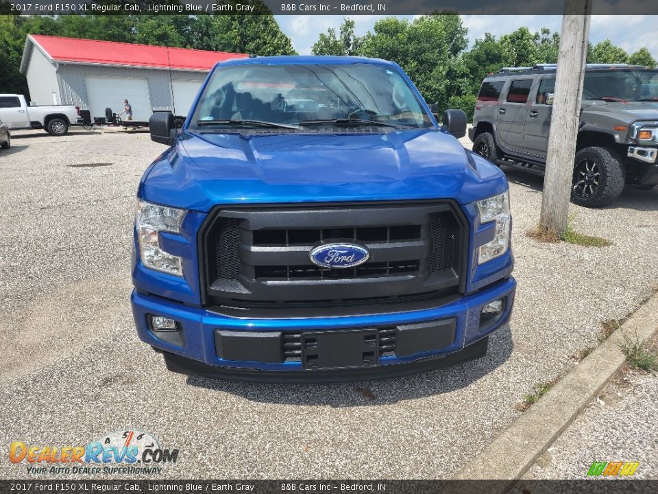 2017 Ford F150 XL Regular Cab Lightning Blue / Earth Gray Photo #3
