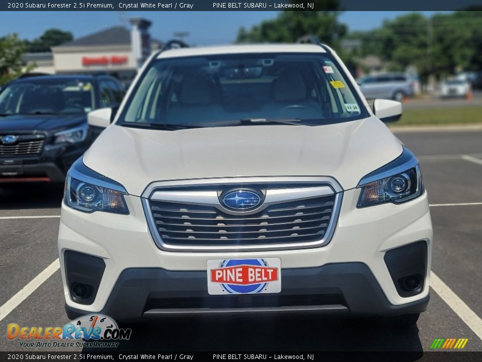 2020 Subaru Forester 2.5i Premium Crystal White Pearl / Gray Photo #2