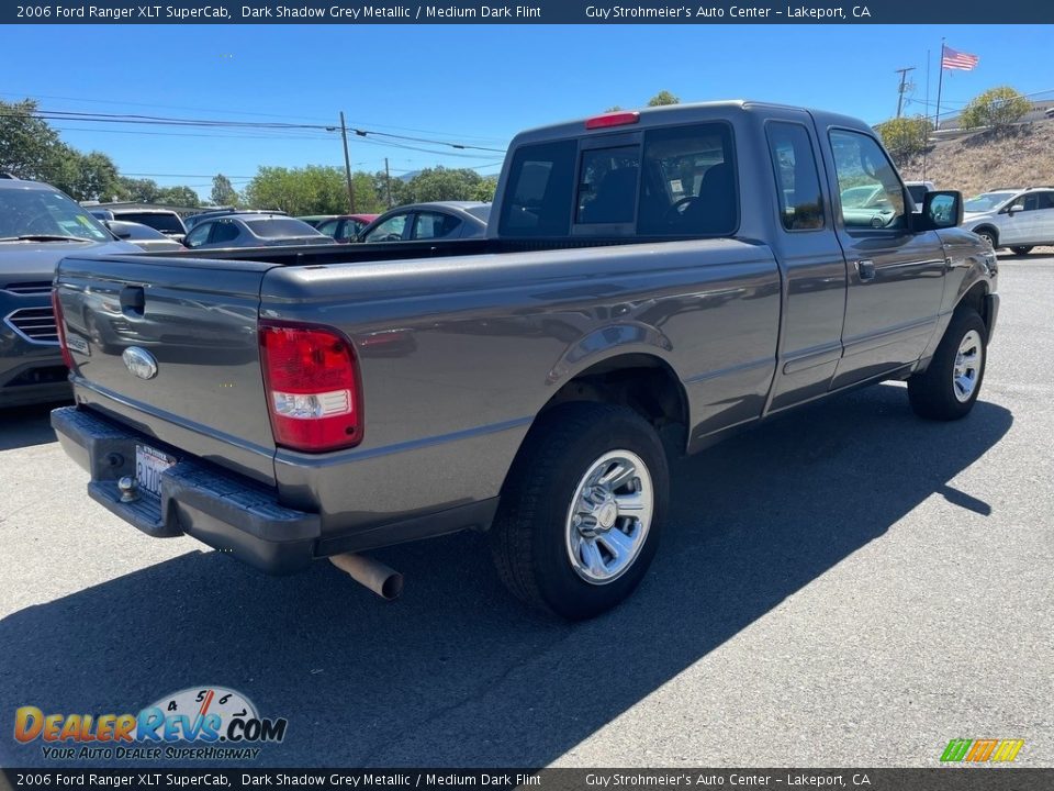 2006 Ford Ranger XLT SuperCab Dark Shadow Grey Metallic / Medium Dark Flint Photo #5