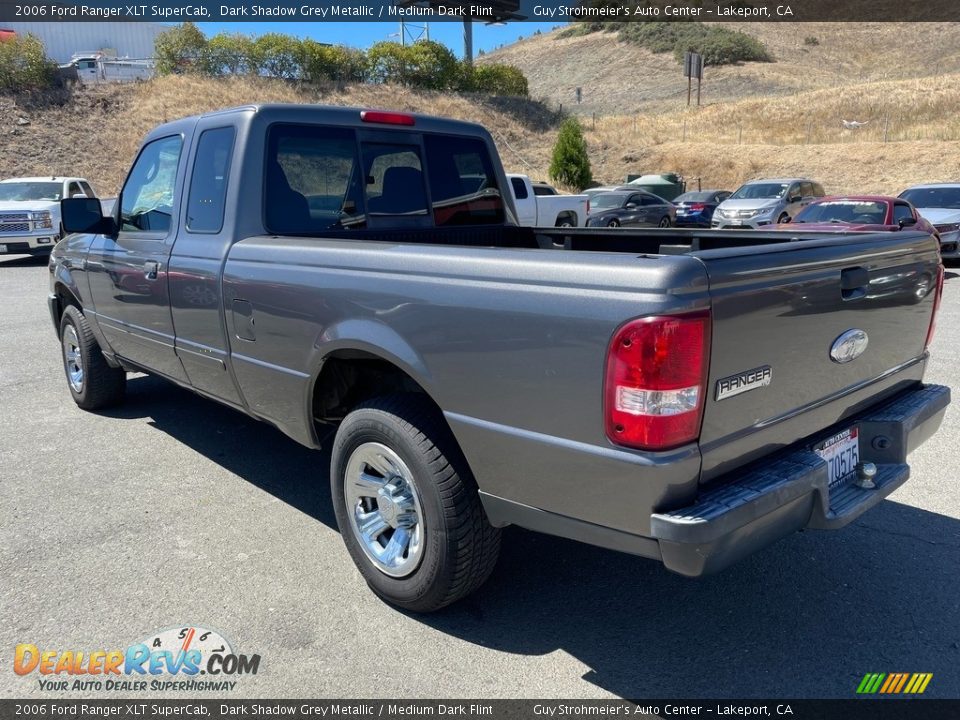 2006 Ford Ranger XLT SuperCab Dark Shadow Grey Metallic / Medium Dark Flint Photo #7