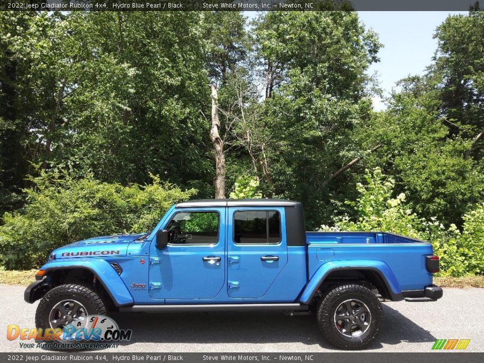 2022 Jeep Gladiator Rubicon 4x4 Hydro Blue Pearl / Black Photo #1