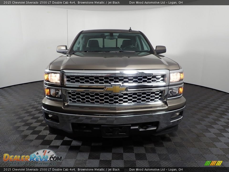 2015 Chevrolet Silverado 1500 LT Double Cab 4x4 Brownstone Metallic / Jet Black Photo #4