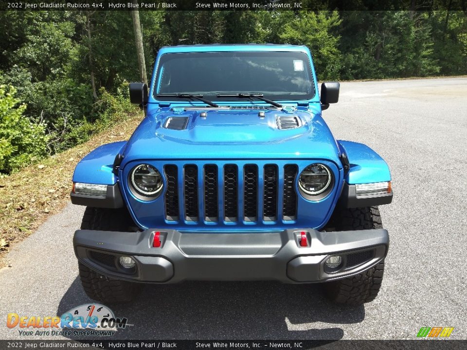 2022 Jeep Gladiator Rubicon 4x4 Hydro Blue Pearl / Black Photo #3