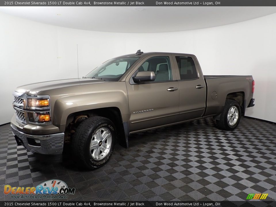 2015 Chevrolet Silverado 1500 LT Double Cab 4x4 Brownstone Metallic / Jet Black Photo #5