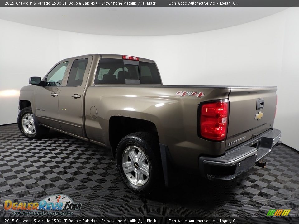 2015 Chevrolet Silverado 1500 LT Double Cab 4x4 Brownstone Metallic / Jet Black Photo #6