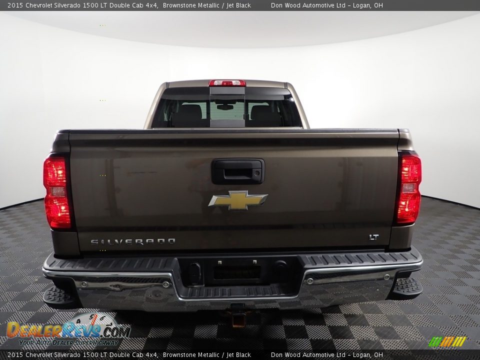 2015 Chevrolet Silverado 1500 LT Double Cab 4x4 Brownstone Metallic / Jet Black Photo #7