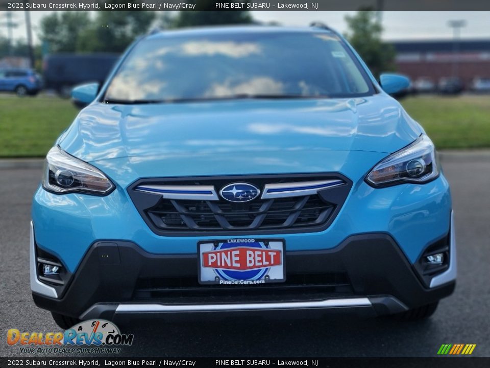 2022 Subaru Crosstrek Hybrid Lagoon Blue Pearl / Navy/Gray Photo #2