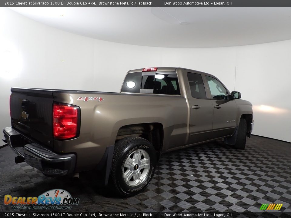 2015 Chevrolet Silverado 1500 LT Double Cab 4x4 Brownstone Metallic / Jet Black Photo #9