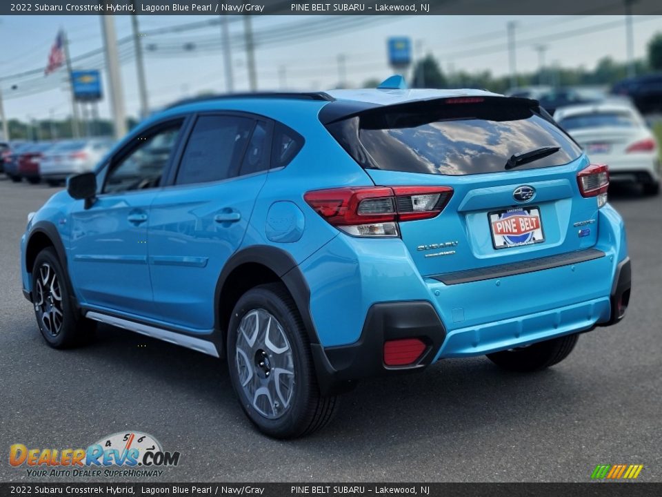2022 Subaru Crosstrek Hybrid Lagoon Blue Pearl / Navy/Gray Photo #4