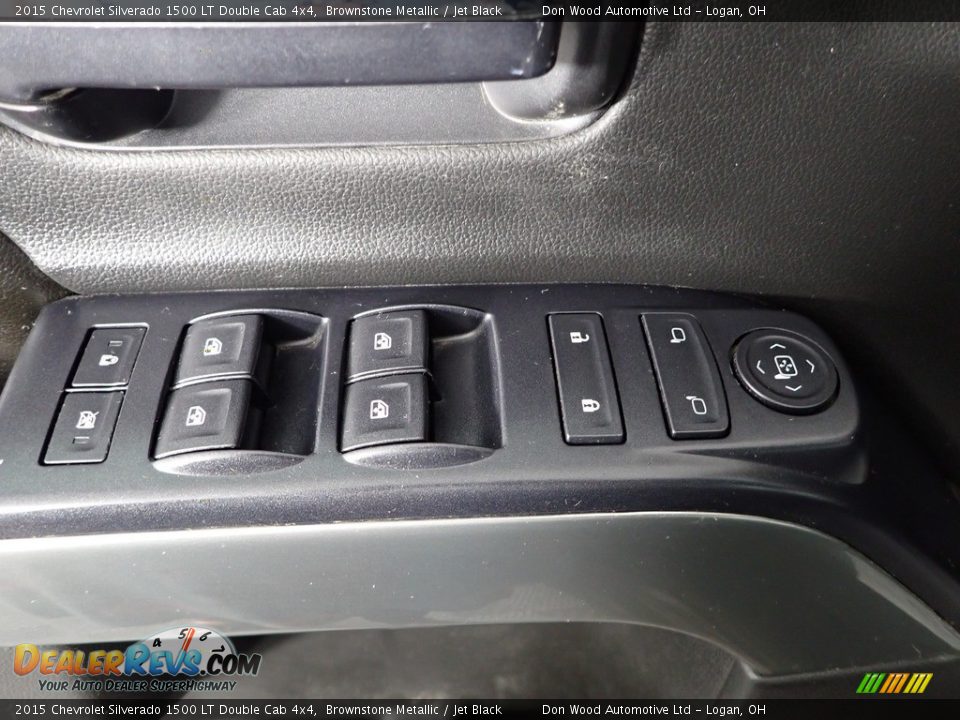 2015 Chevrolet Silverado 1500 LT Double Cab 4x4 Brownstone Metallic / Jet Black Photo #11