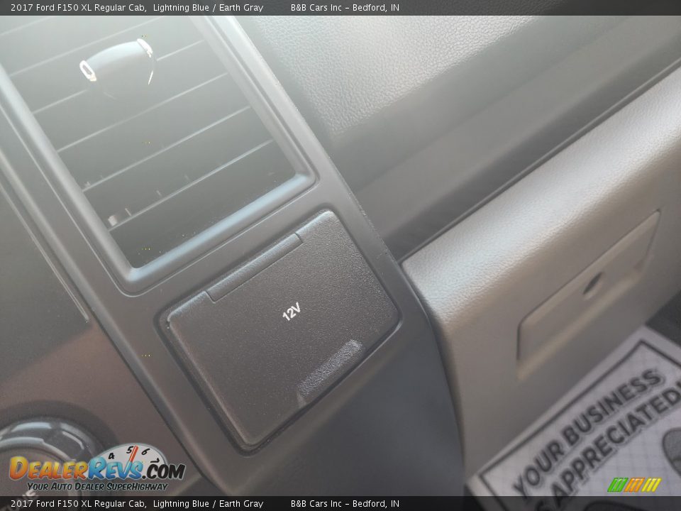 2017 Ford F150 XL Regular Cab Lightning Blue / Earth Gray Photo #19