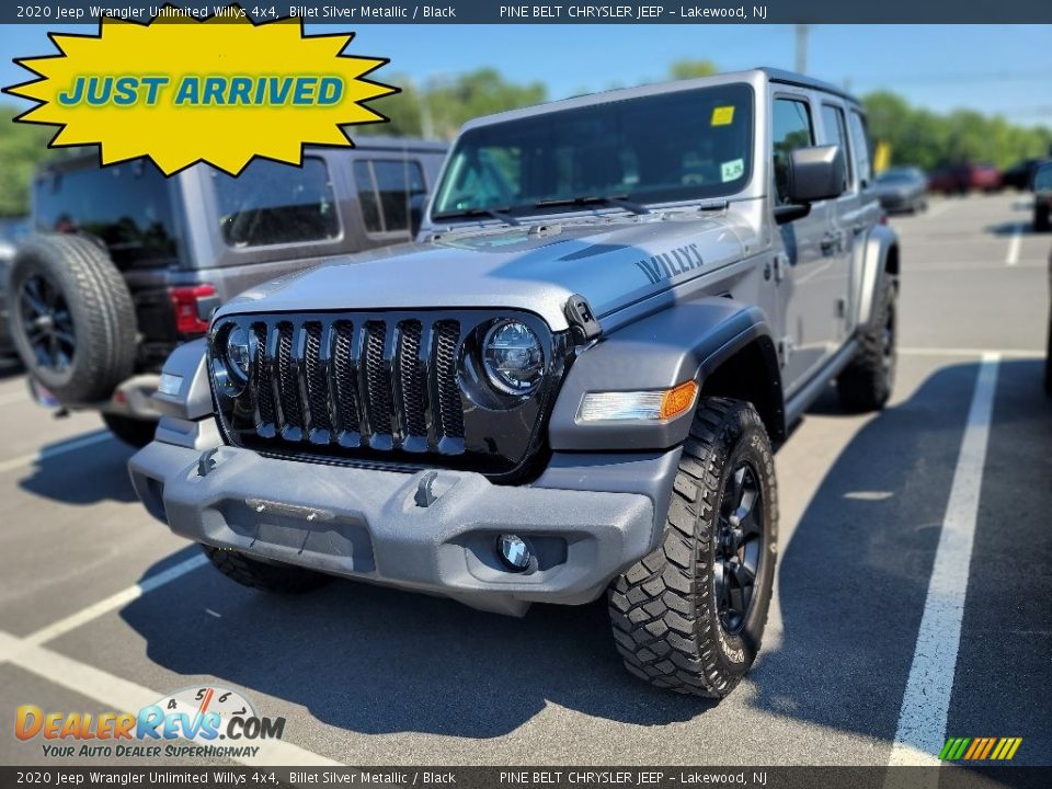 2020 Jeep Wrangler Unlimited Willys 4x4 Billet Silver Metallic / Black Photo #1